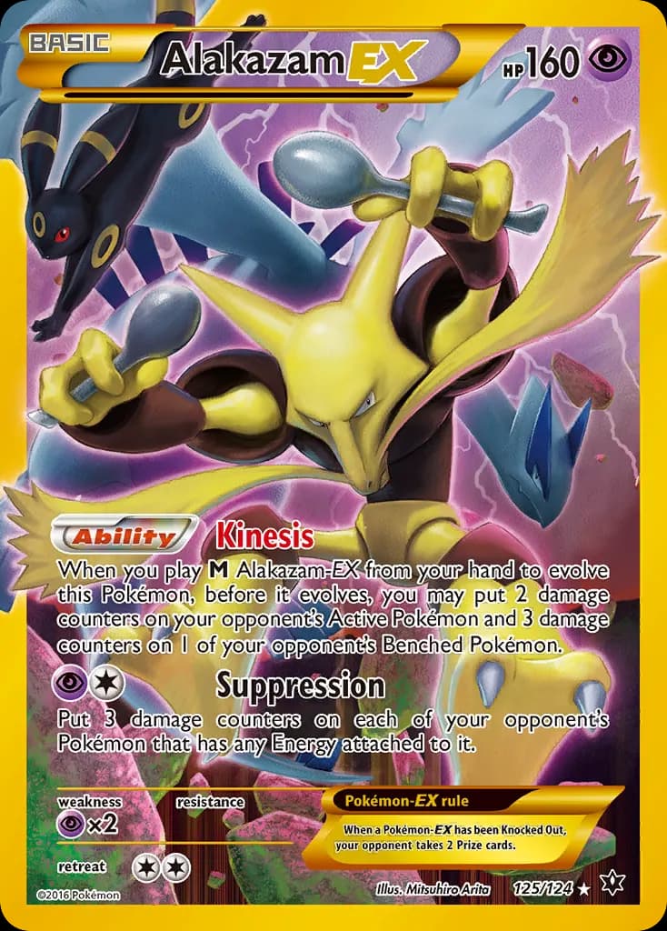 Alakazam-EX — Fates Collide 125 Pokémon card