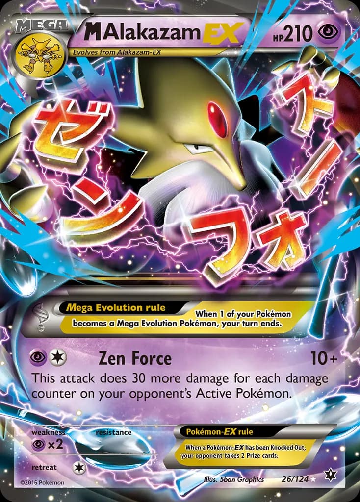 M Alakazam-EX — Fates Collide 26 Pokémon card