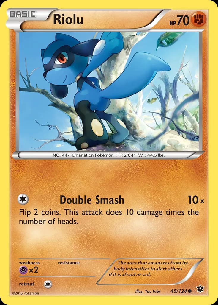 Riolu — Fates Collide 45 Pokémon card