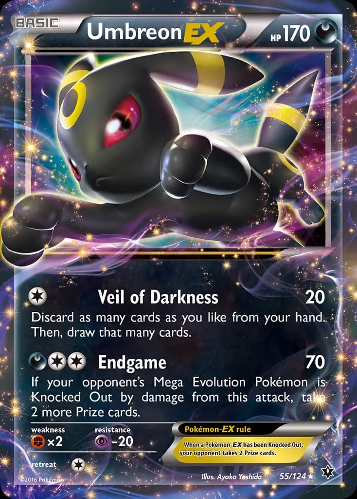 Umbreon-EX — Fates Collide 55 Pokémon card