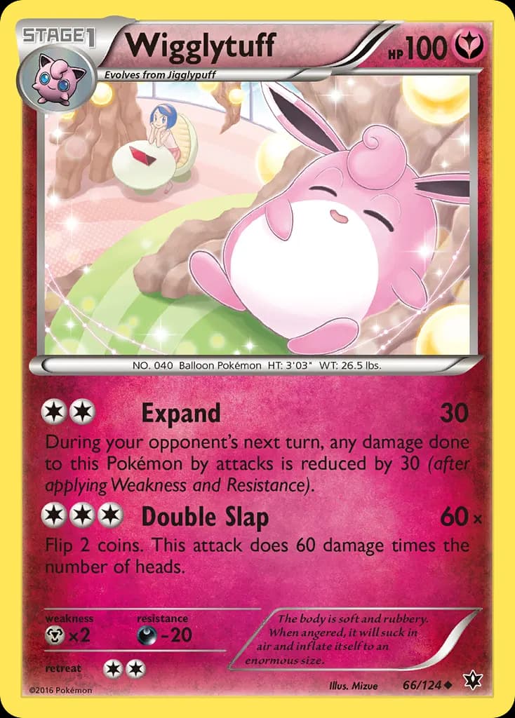 Wigglytuff — Fates Collide 66 Pokémon card