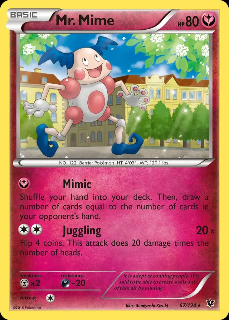 Mr. Mime — Fates Collide 67 Pokémon card