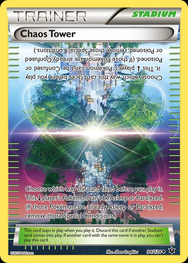 Chaos Tower — Fates Collide 94 Pokémon card