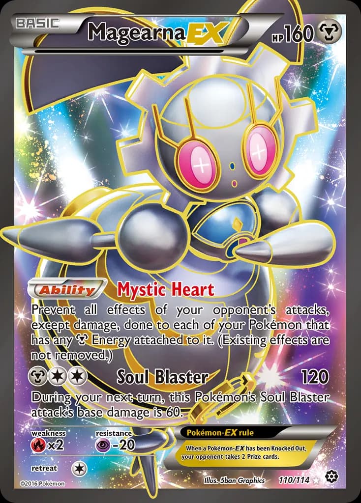Magearna-EX — Steam Siege 110 Pokémon card