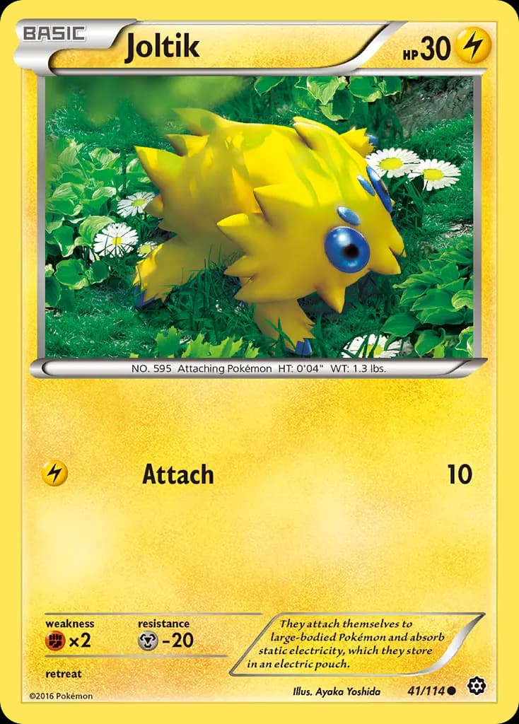 Joltik — Steam Siege 41 Pokémon card