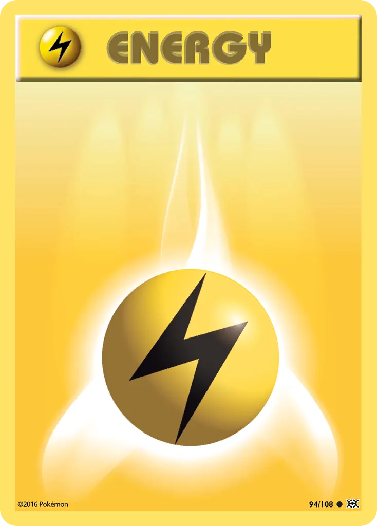 Lightning Energy — Evolutions 94 Pokémon card