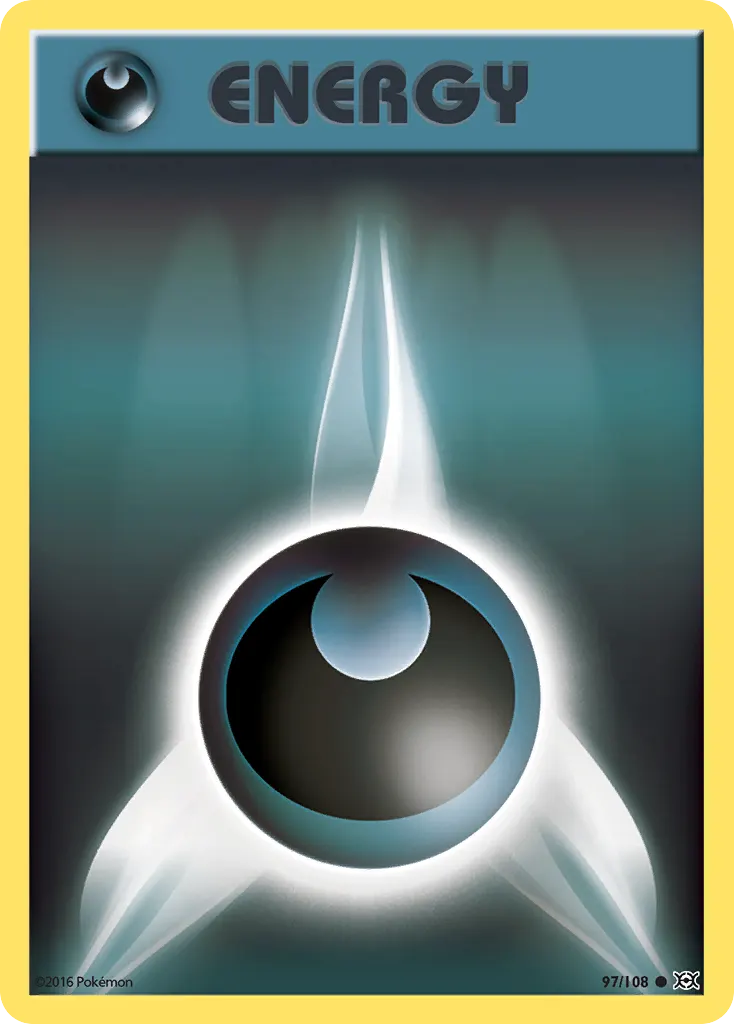 Darkness Energy — Evolutions 97 Pokémon card