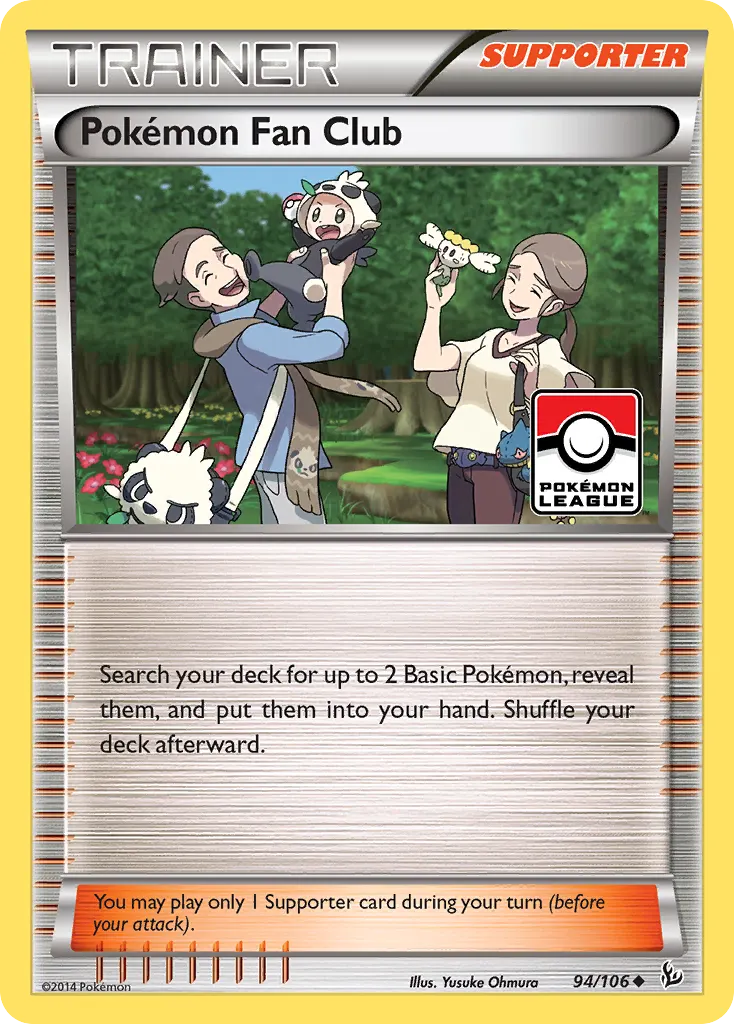 Pokémon Fan Club — Flashfire 94 Pokémon card