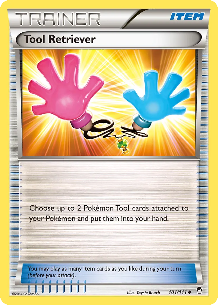 Tool Retriever — Furious Fists 101 Pokémon card