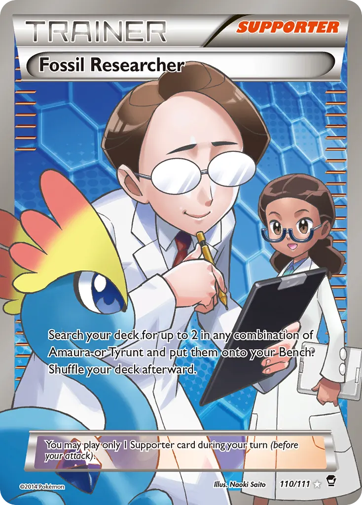 Fossil Researcher — Furious Fists 110 Pokémon card