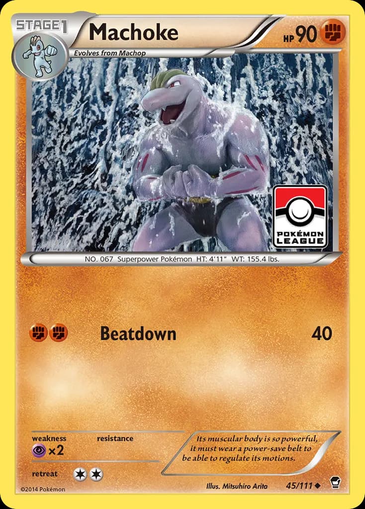 Machoke — Furious Fists 45 Pokémon card