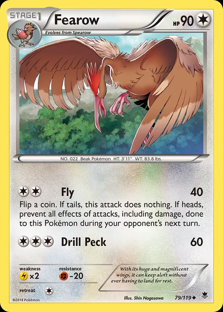 Fearow — Phantom Forces 79 Pokémon card