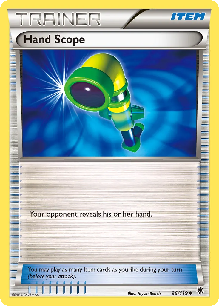 Hand Scope — Phantom Forces 96 Pokémon card