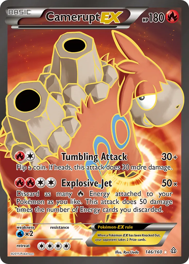 Camerupt-EX — Primal Clash 146 Pokémon card