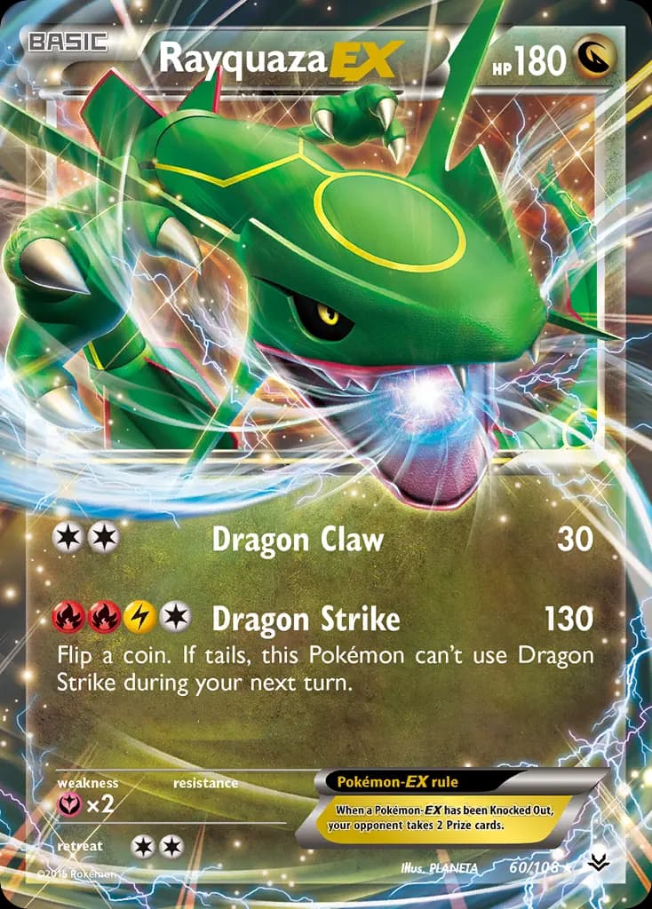 Rayquaza-EX — Roaring Skies 60 Pokémon card