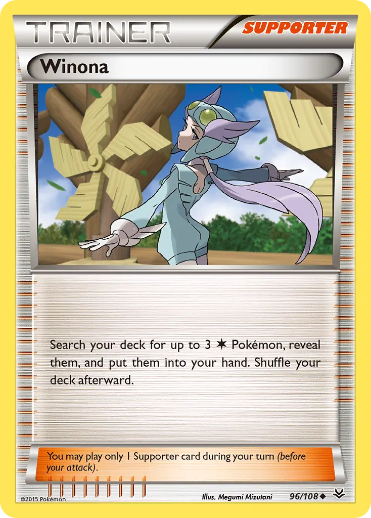 Winona — Roaring Skies 96 Pokémon card