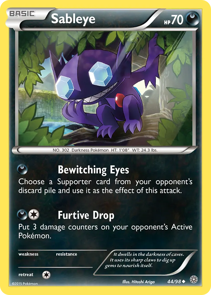 Sableye — Ancient Origins 44 Pokémon card