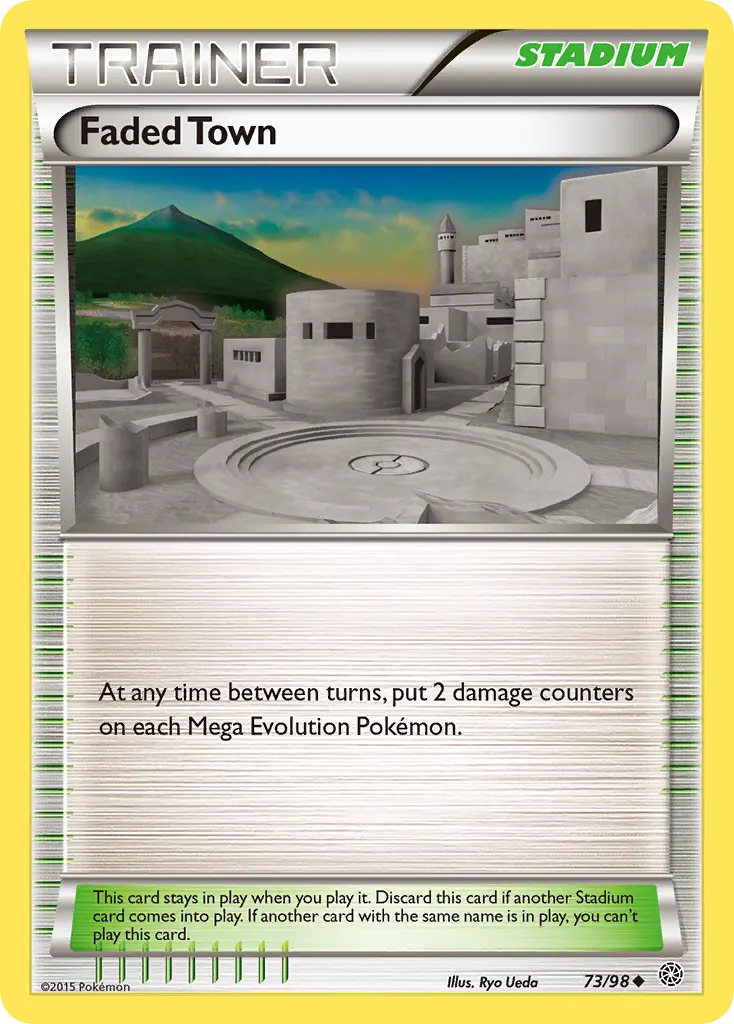 Faded Town — Ancient Origins 73 Pokémon card