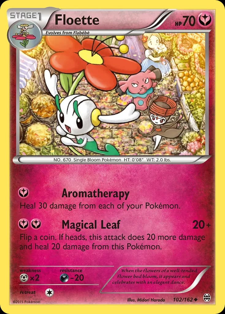 Floette — BREAKthrough 102 Pokémon card