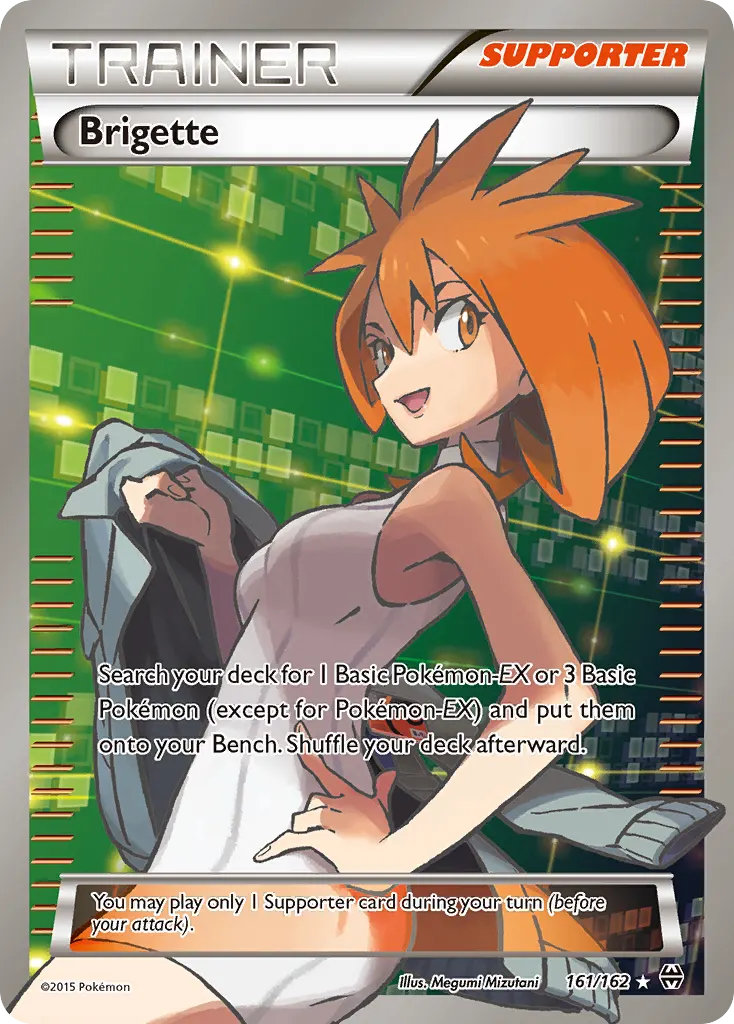 Brigette — BREAKthrough 161 Pokémon card