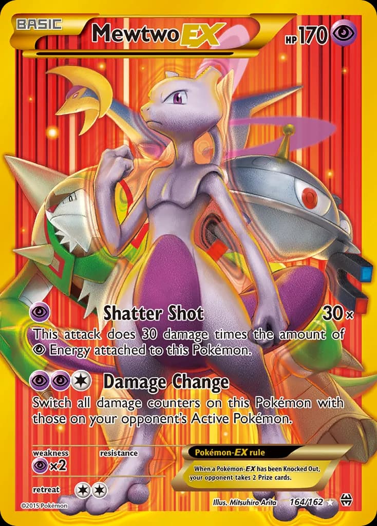 Mewtwo-EX — BREAKthrough 164 Pokémon card