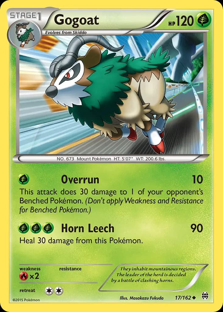 Gogoat — BREAKthrough 17 Pokémon card