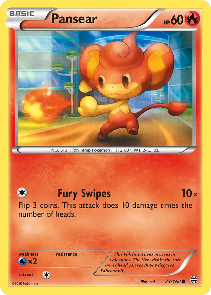 Pansear — BREAKthrough 23 Pokémon card