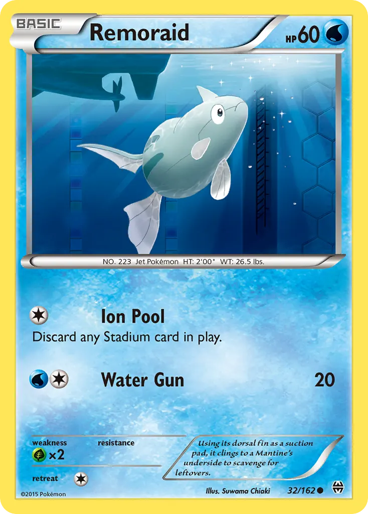 Remoraid — BREAKthrough 32 Pokémon card