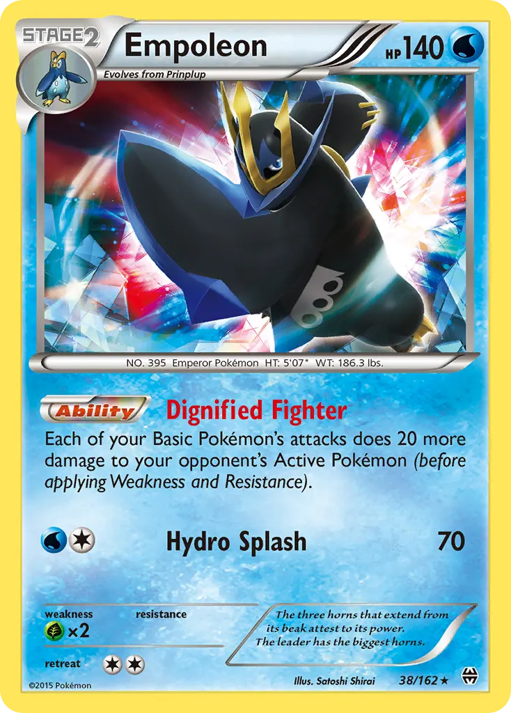 Empoleon — BREAKthrough 38 Pokémon card