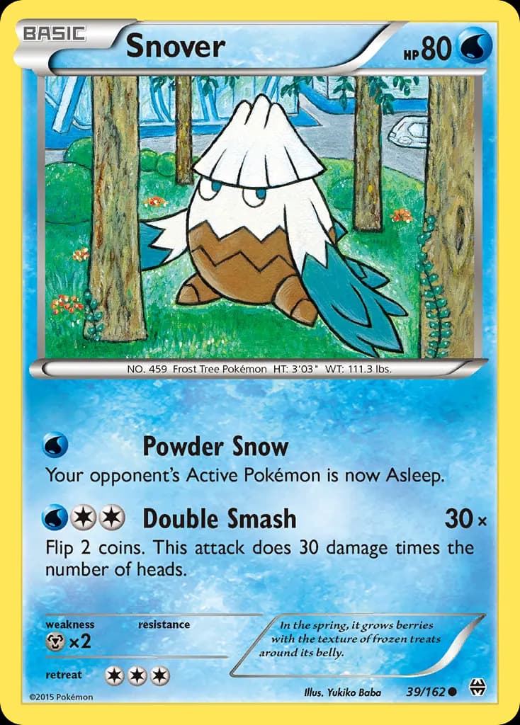 Snover — BREAKthrough 39 Pokémon card