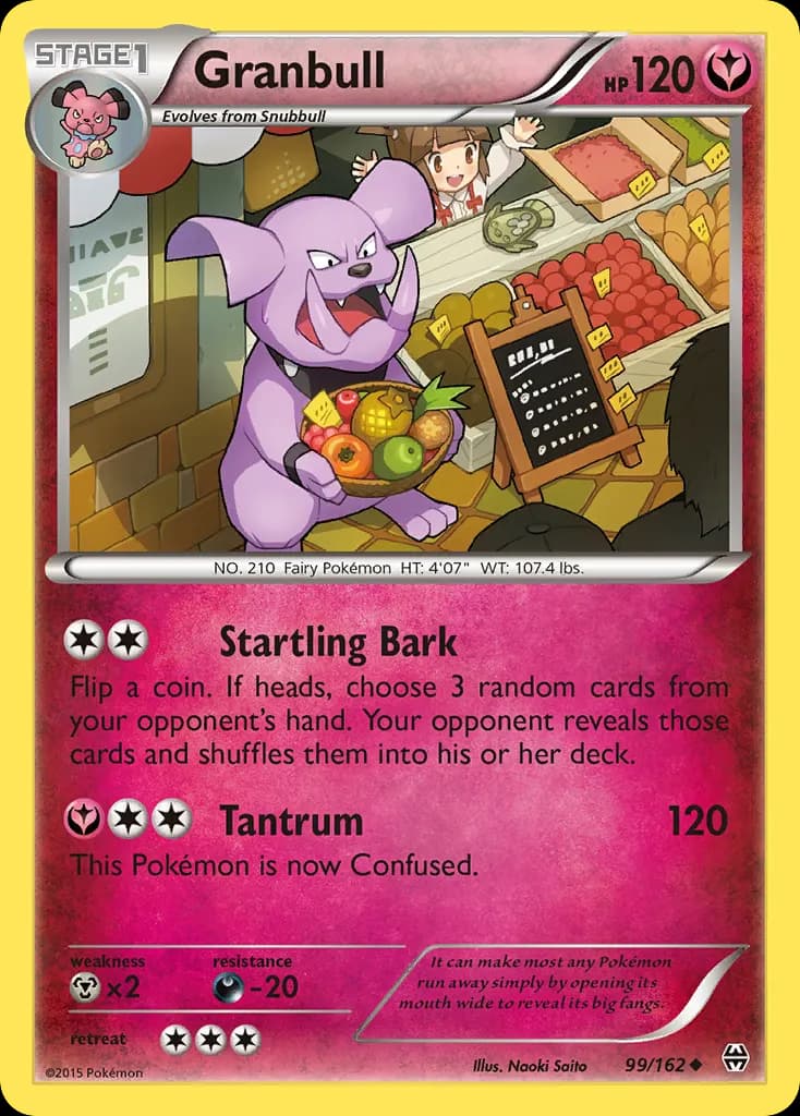 Granbull — BREAKthrough 99 Pokémon card