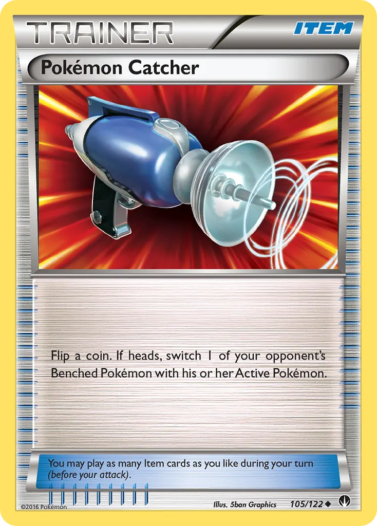 Pokémon Catcher — BREAKpoint 105 Pokémon card