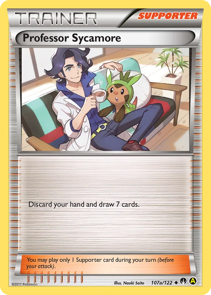 Professor Sycamore — BREAKpoint 107a Pokémon card