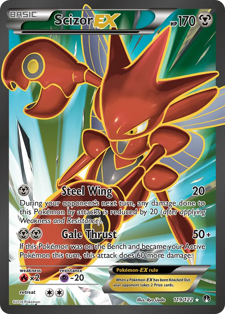 Scizor-EX — BREAKpoint 119 Pokémon card