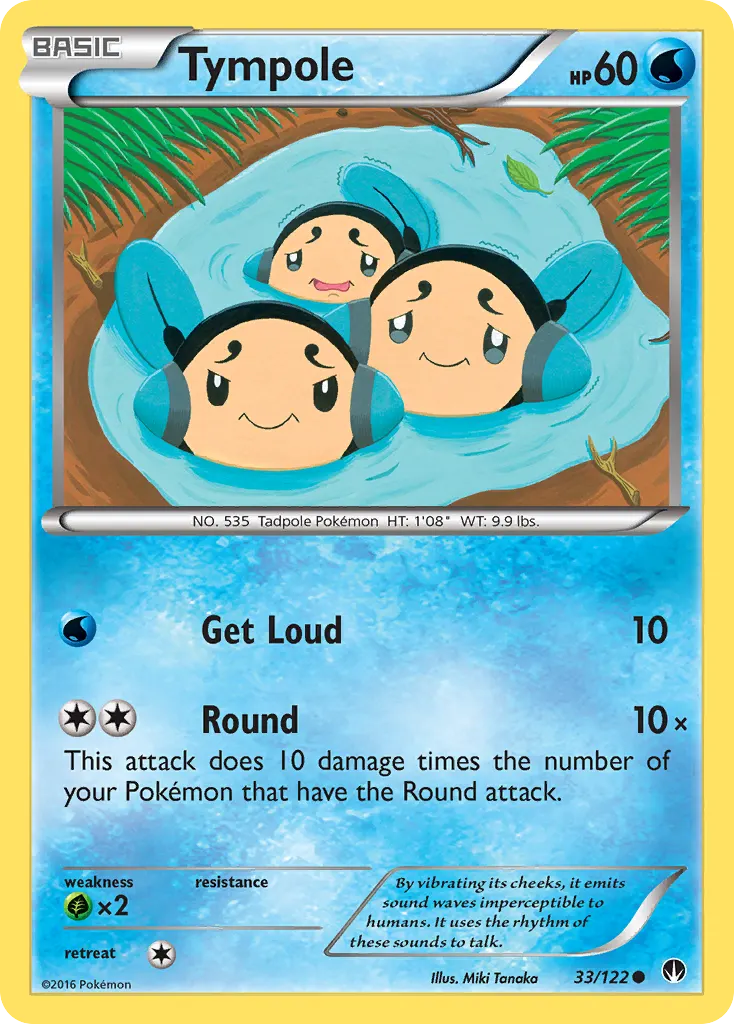 Tympole — BREAKpoint 33 Pokémon card