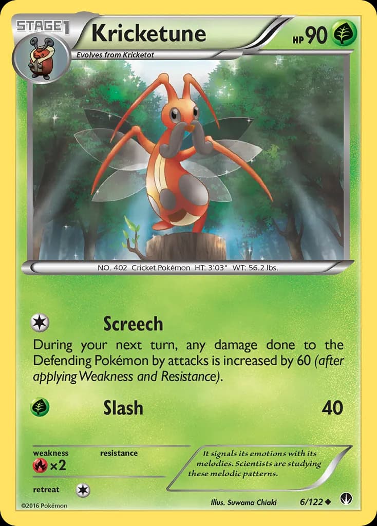 Kricketune — BREAKpoint 6 Pokémon card