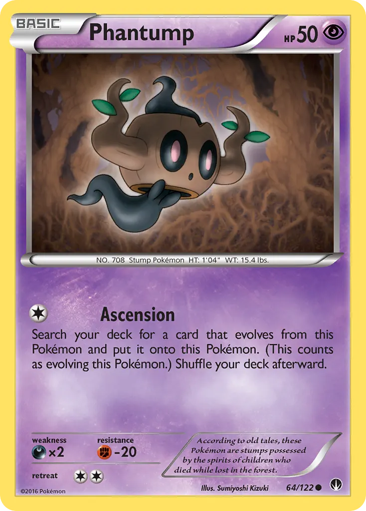 Phantump — BREAKpoint 64 Pokémon card