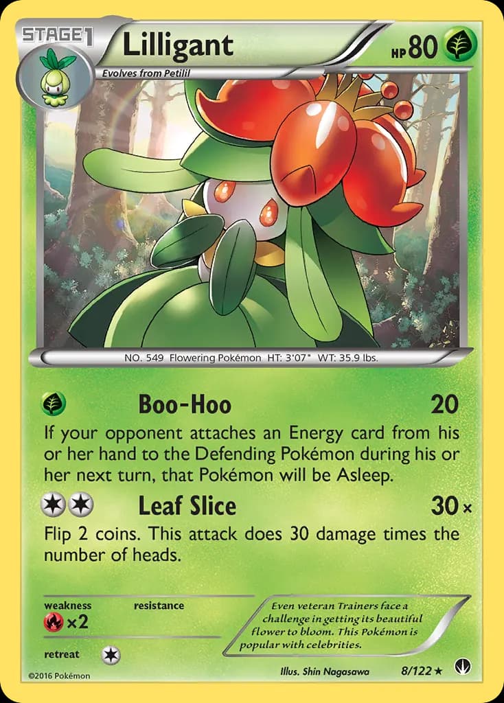 Lilligant — BREAKpoint 8 Pokémon card