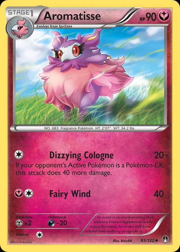 Aromatisse — BREAKpoint 85 Pokémon card