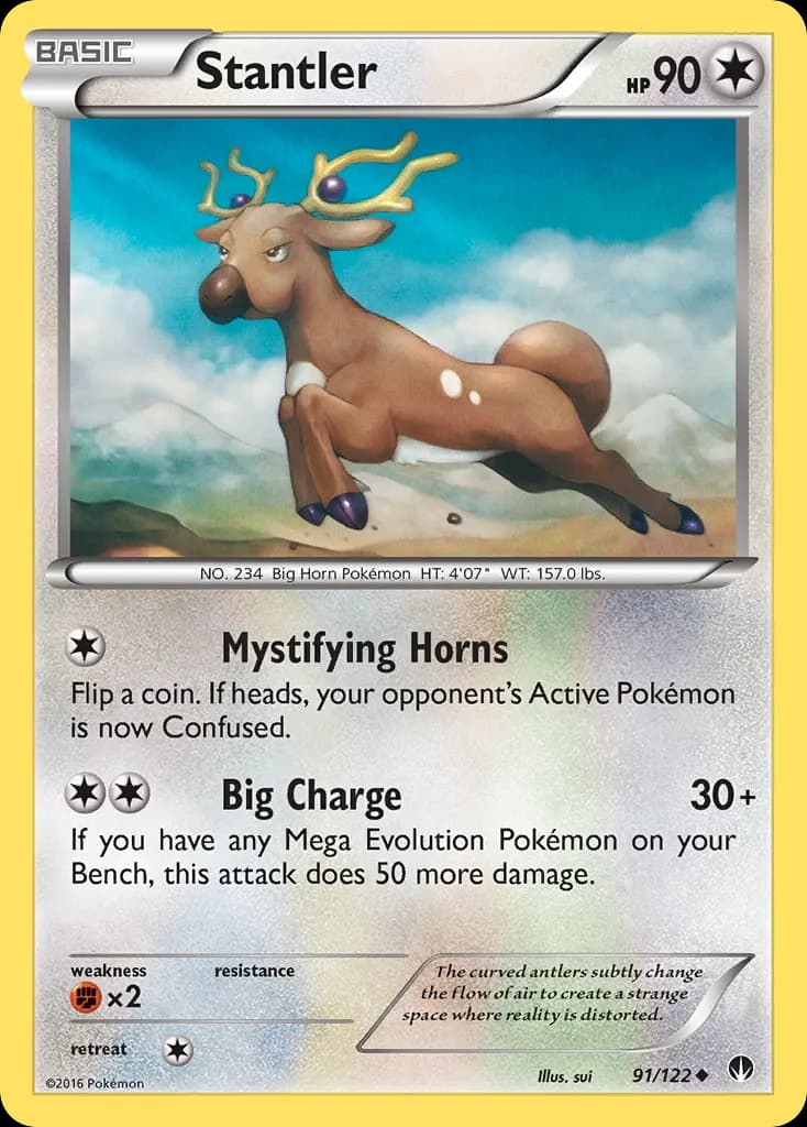 Stantler — BREAKpoint 91 Pokémon card