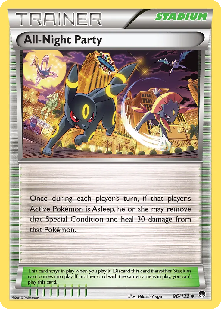 All-Night Party — BREAKpoint 96 Pokémon card
