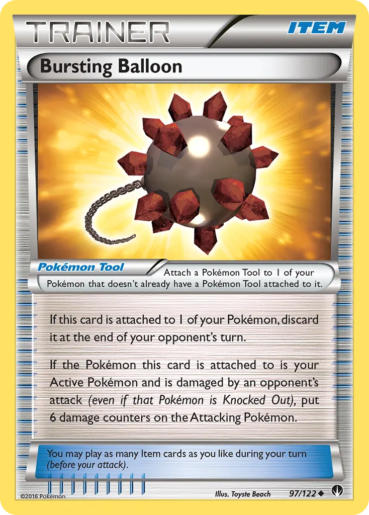 Bursting Balloon — BREAKpoint 97 Pokémon card