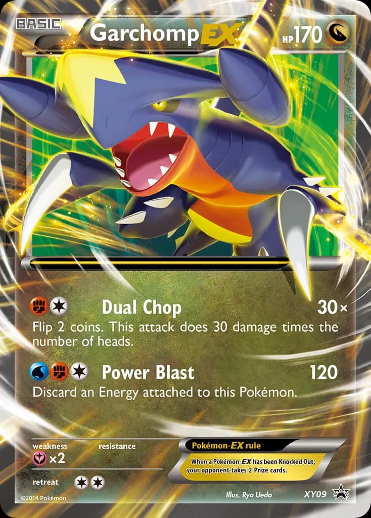 Garchomp-EX — XY Black Star Promos XY09 Pokémon card