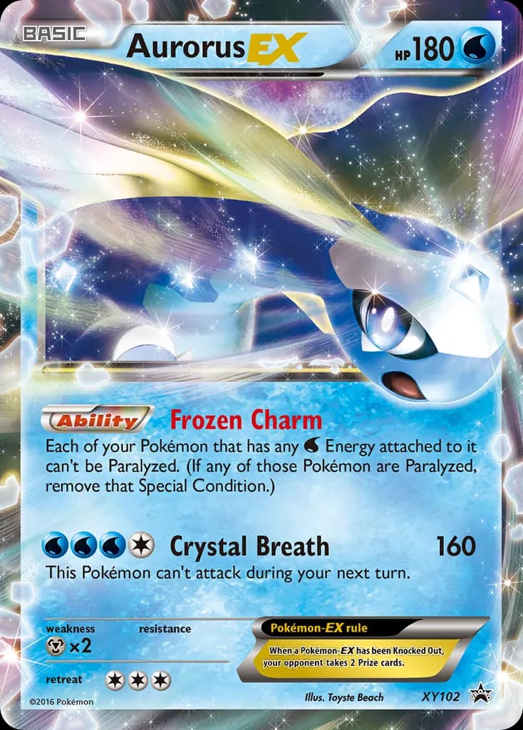Aurorus-EX — XY Black Star Promos XY102 Pokémon card