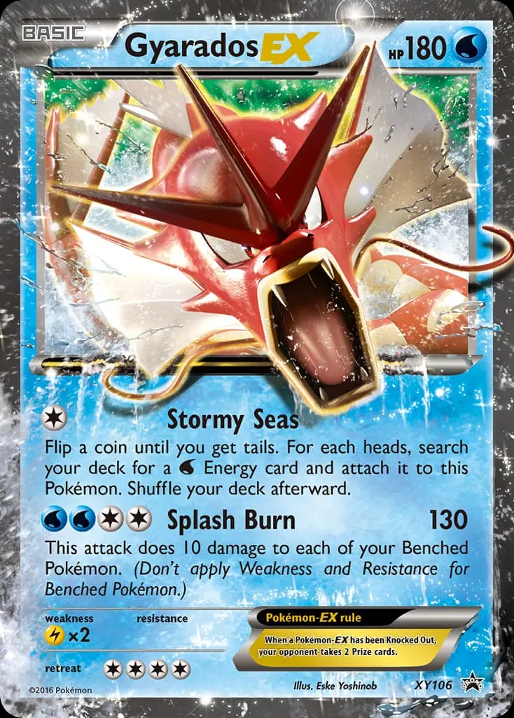 Gyarados-EX — XY Black Star Promos XY106 Pokémon card