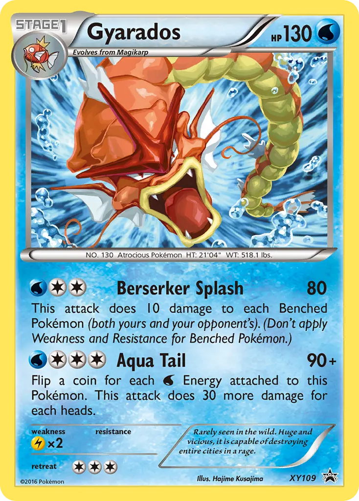 Gyarados — XY Black Star Promos XY109 Pokémon card