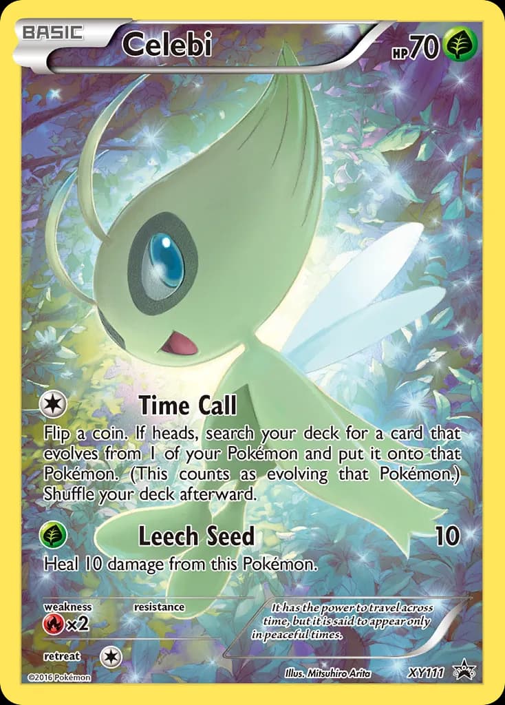 Celebi — XY Black Star Promos XY111 Pokémon card
