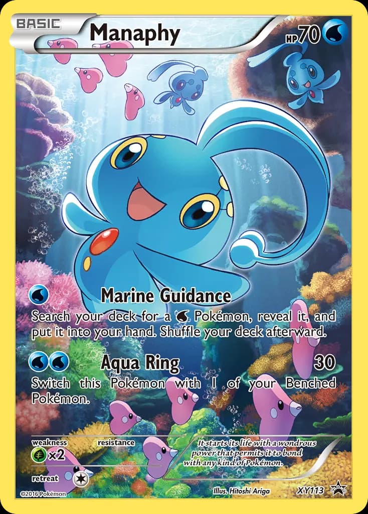 Manaphy — XY Black Star Promos XY113 Pokémon card