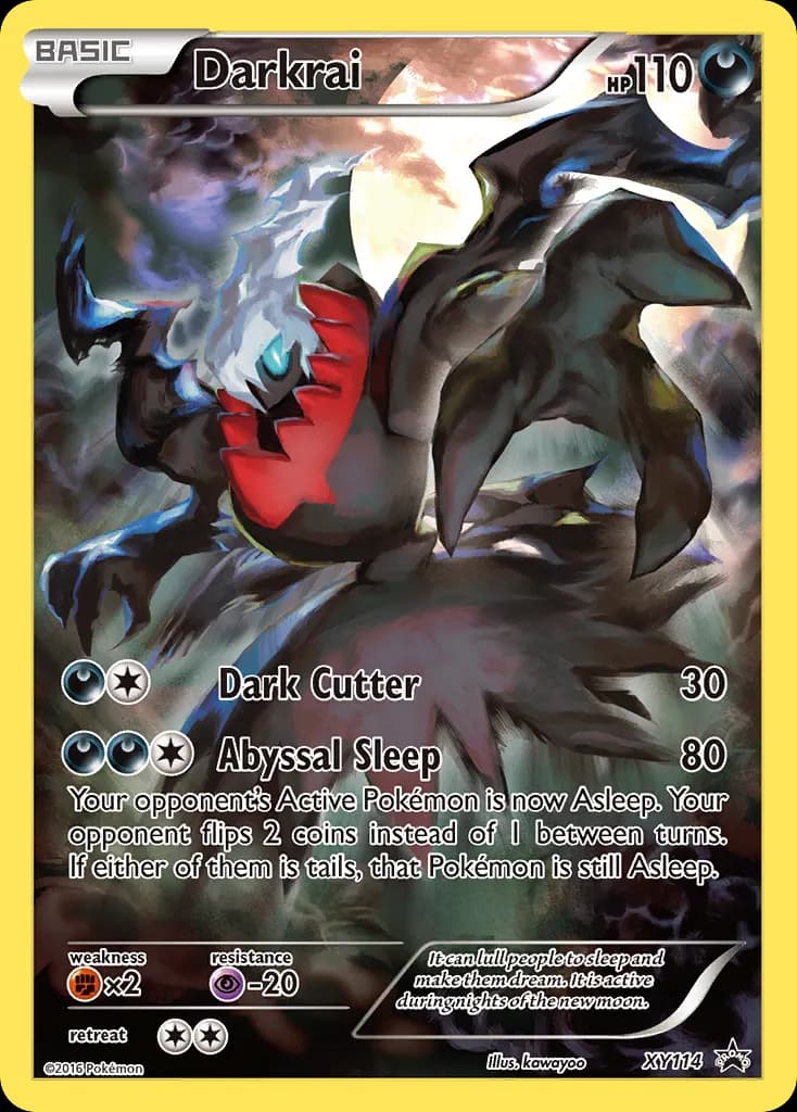 Darkrai — XY Black Star Promos XY114 Pokémon card