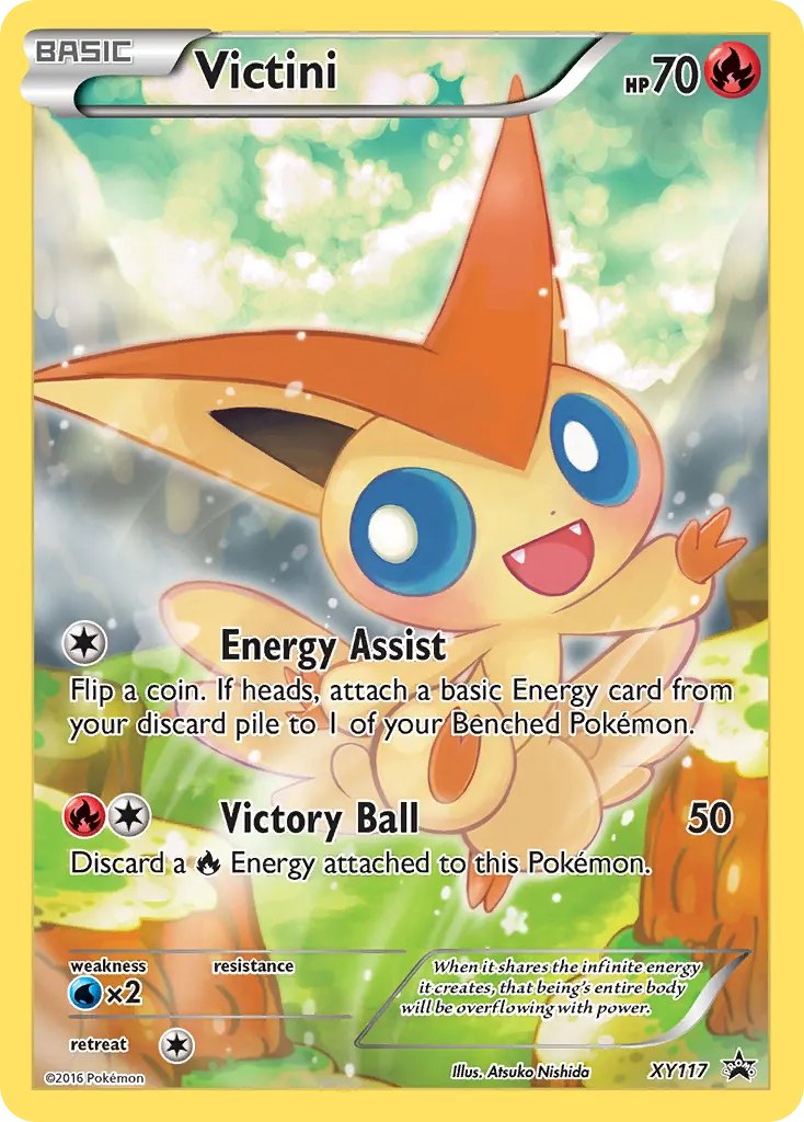 Victini — XY Black Star Promos XY117 Pokémon card